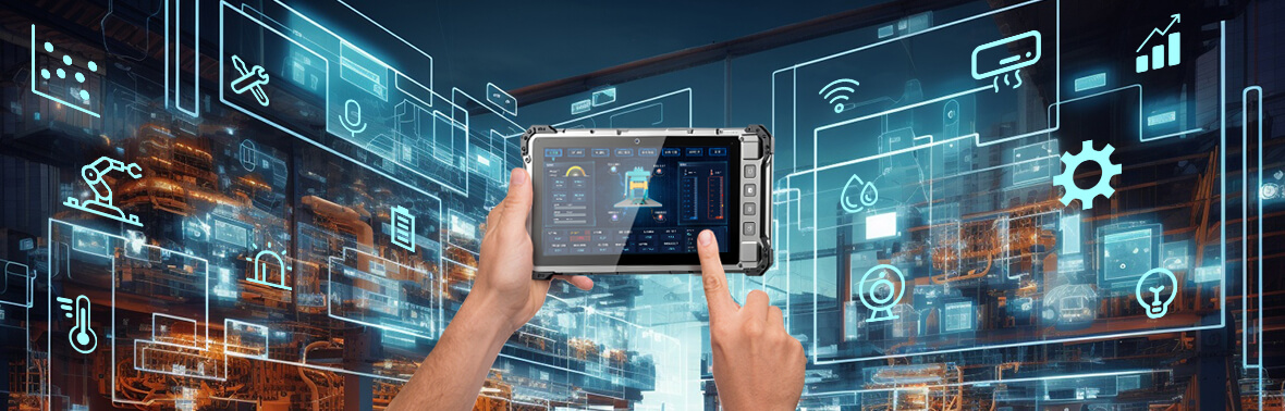 工业级平板电脑，多任务处理，AI计算及图形处理，从而大幅提升响应速度和效率