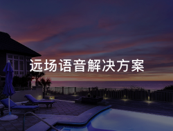 远场语音解决方案
